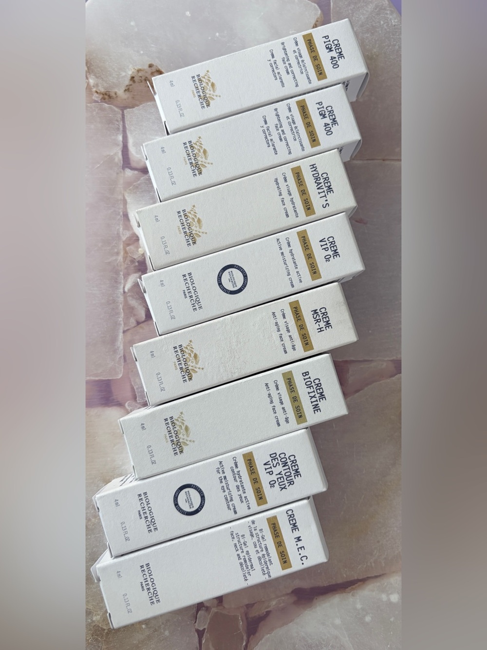 Biologique Recherche travel ready mini skin care products 8 pieces
